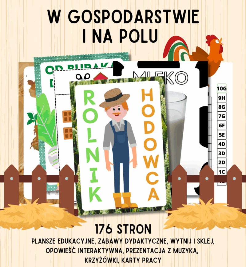 w gospodarstwie i na polu