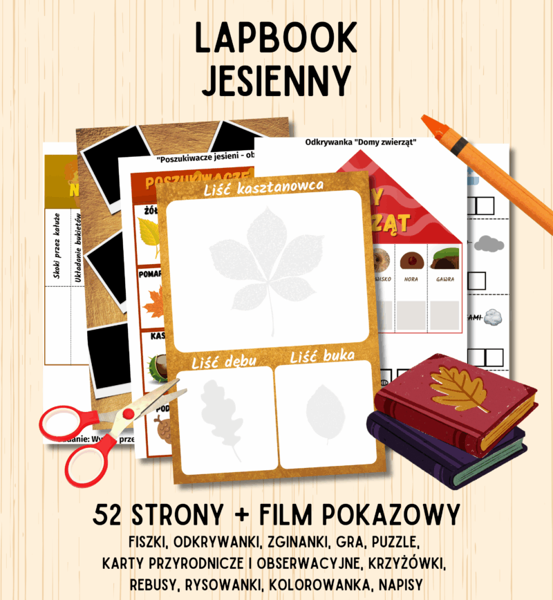 lapbook jesienny