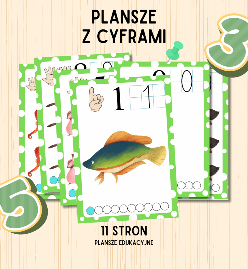 plansze z cyframi