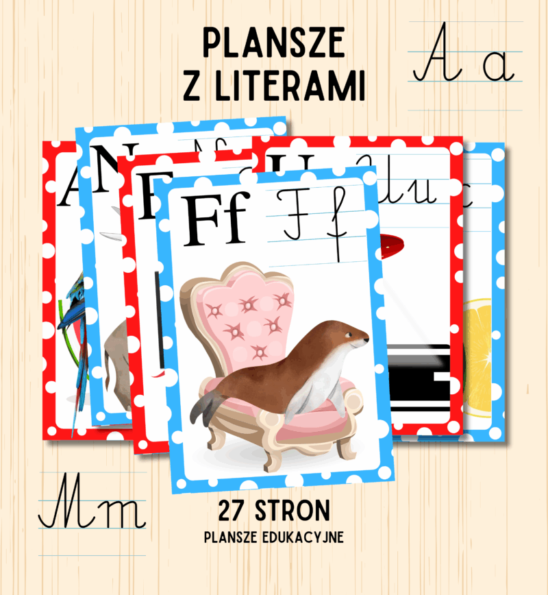 plansze z literami