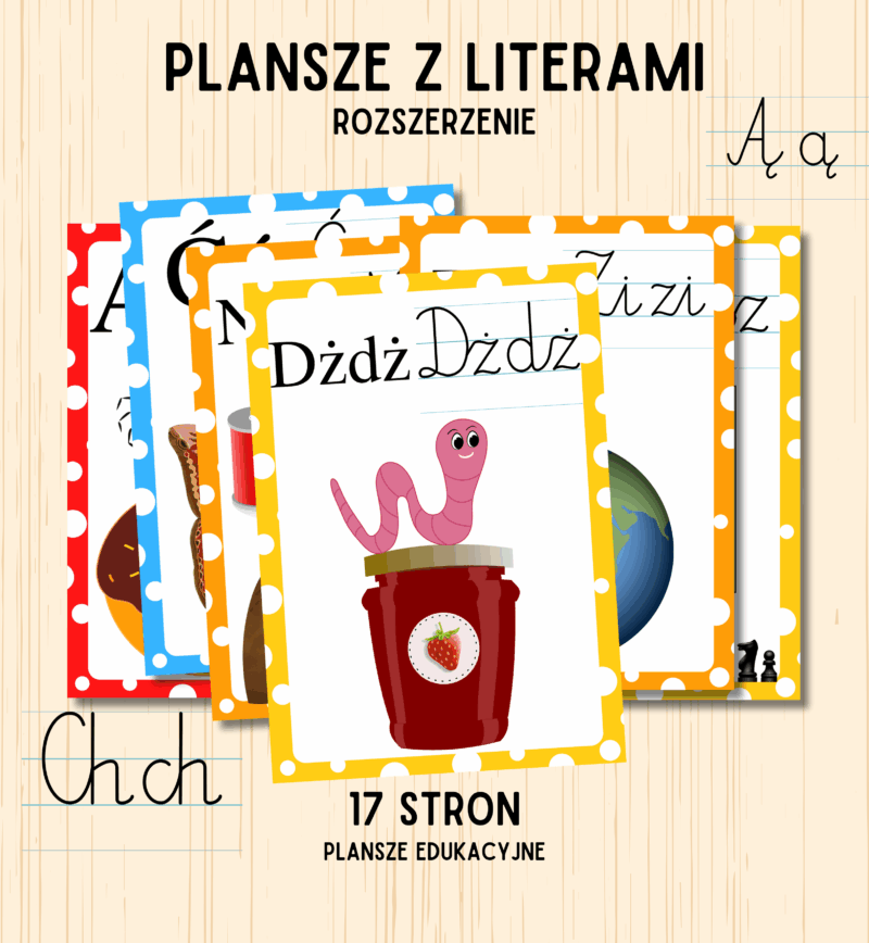 plansze z literami rozszerzenie